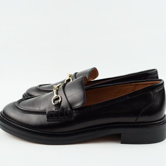 New MADEWELL Size 9 The Vernon Bit Hardware Loafer Leather Black $158 NN868 - Picture 7 of 10